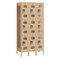 Salsbury Industries Wardrobe Locker, 36" W, 15" D, 78" H, (3) Wide, (9) Openings, Tan 73365TN-U - alternate 1